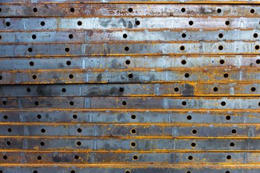 Demir plaka yapı çubukları ve bina inşaat içinde sütunlar.