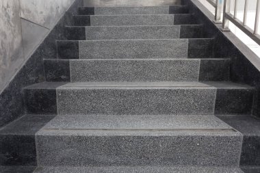 endüstriyel yapı merdiven inşa taş zemin beton üzerine kabartır