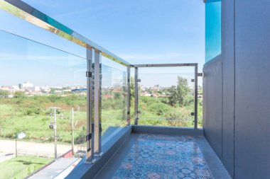 İnşaat modern alüminyum ray stil ve protectio düşmek