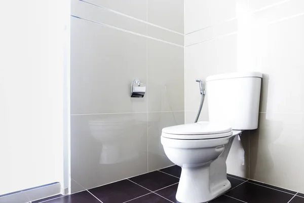 Modern design home bathroom White sanitary ware in the bathroom