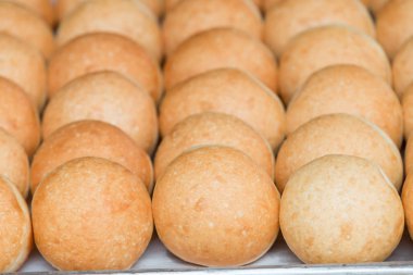 iş unlu tatlı taze çörek reçel arka plan