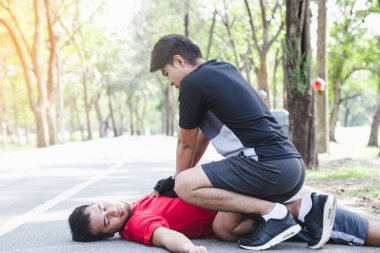 Kalp masajı kalp krizi Park grubu ile