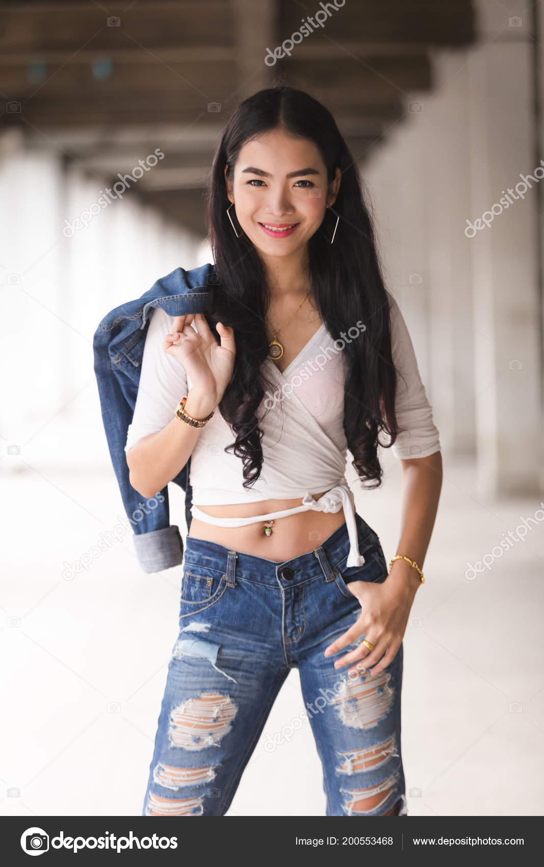 young girl jeans