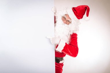 Mutlu Noeller, Noel Baba beyaz boş oturum açma işaret