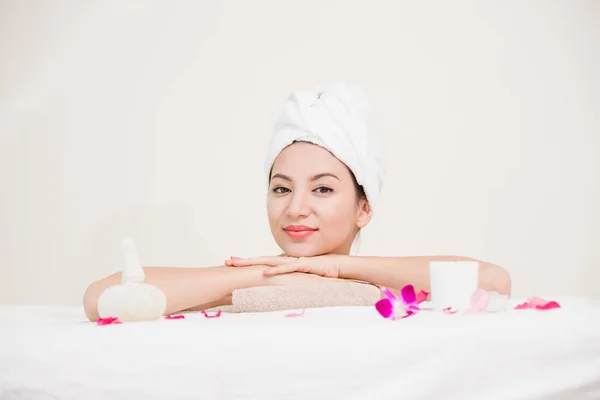 Beautiful portrait spa woman youth and Skin Care Concept