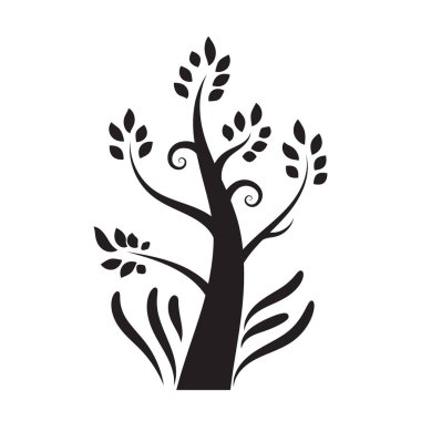 Çiçek tasarım vektör çizim arka plan