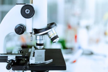 Laboratuvar ekipmanları, Mikroskop Bilimsel Kucak Arkaplanı