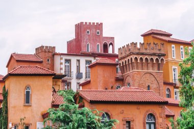 Khaoyai Nakhon Ratchasrima güzel şehir scape park Toscana Vadisi İtalyan tarzı