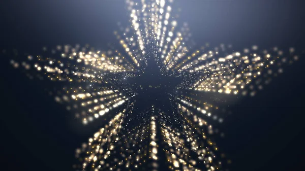 Golden Star Glow Awards Fondo Lujo Abstracto Fondo Elegancia Brillo — Foto de Stock