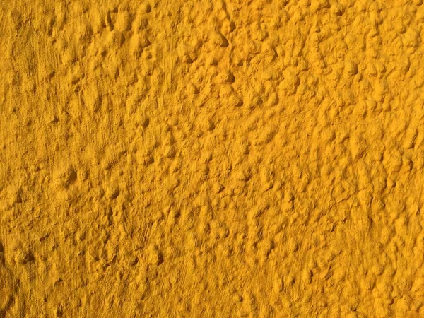 Struttura Colore Senza Cuciture Della Parete Intonaco Giallo — Foto Stock