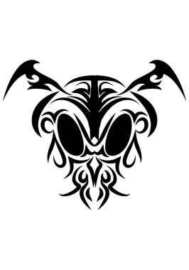 karınca baş traditonal süsleme dövme