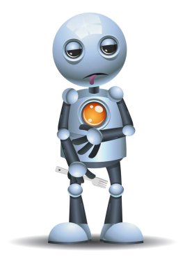 küçük robot açlıktan tutun çatal