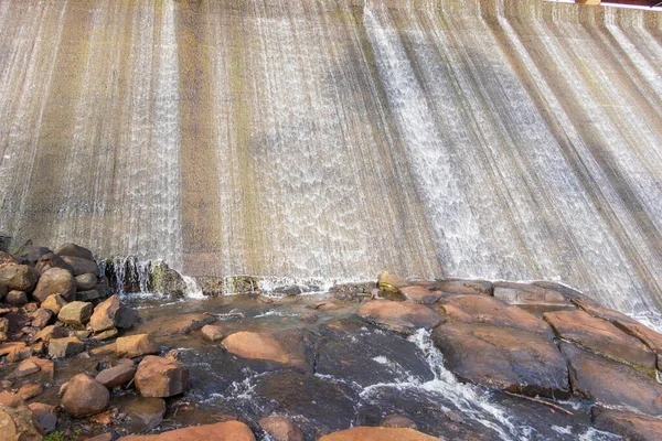 Reservoir Wall Lake Canobolas Orange Regional New South Wales Australia — Stock Photo, Image