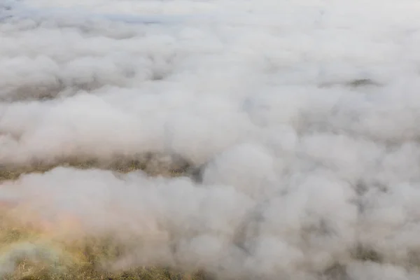 Nuvens Baixo Nível Vale Jamison Perto Katoomba Nas Montanhas Azuis — Fotografia de Stock