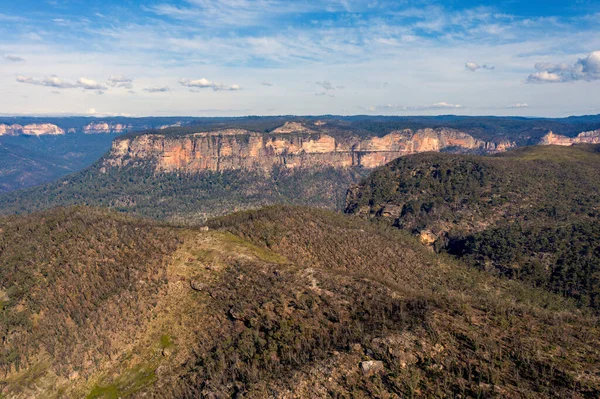 Gama Exploradores Nas Montanhas Azuis Austrália — Fotografia de Stock