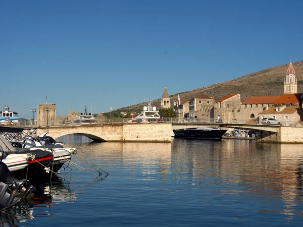 Trogir Κροατία Σεπτέμβριος 2020 Trogir Ένα Μικρό Νησί Στην Περιοχή — Φωτογραφία Αρχείου