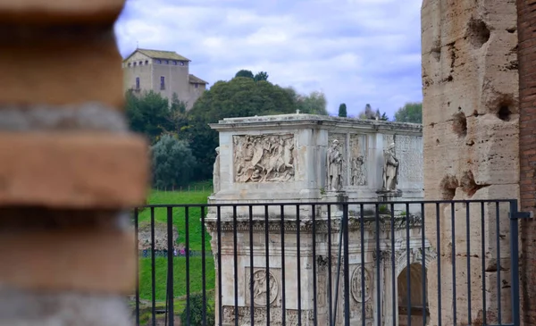 Улицы Рима Италии Панорама Города — стоковое фото