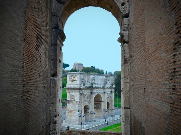 Rues Rome Italie Panorama Ville — Photo