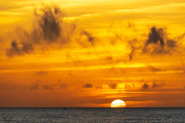 Ανατολή Ηλίου Πάνω Από Την Παραλία Caleta Fuste Fuerteventura Ισπανία — Φωτογραφία Αρχείου