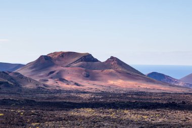 Bir görünümü, Timanfaya Milli Parkı, Lanzarote