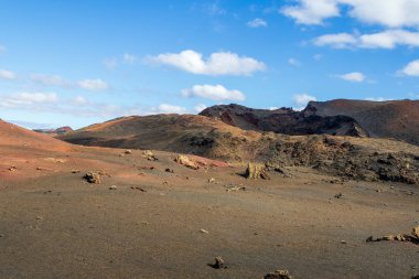 Bir görünümü, Timanfaya Milli Parkı, Lanzarote