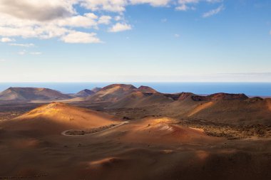 Bir görünümü, Timanfaya Milli Parkı, Lanzarote