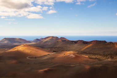 Bir görünümü, Timanfaya Milli Parkı, Lanzarote