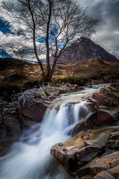 Hermoso Paisaje Buachaille Etive Mor Glencoe Escocia — Foto de Stock
