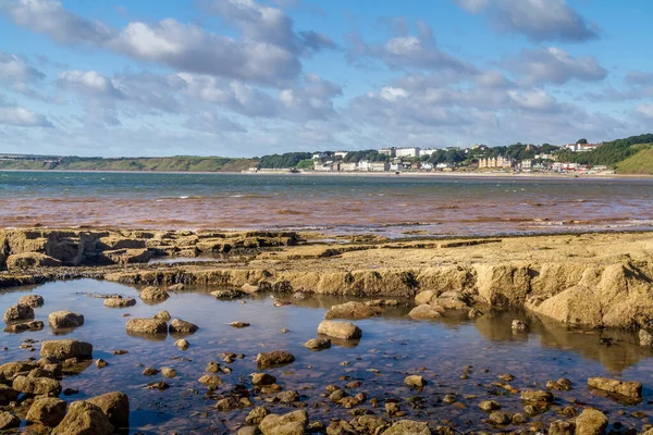 Filey Sahil Beldesi Kuzey Yorkshire — Stok fotoğraf