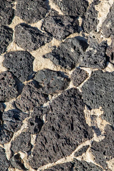 Крупный План Текстуры Каменной Стены — стоковое фото