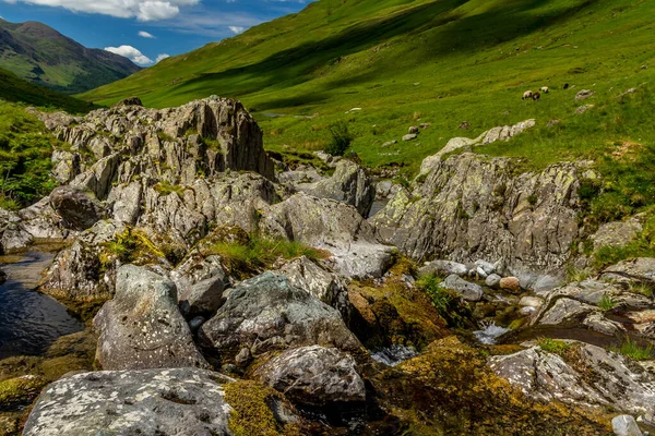 Malebná Jezerní Čtvrť Cumbria England — Stock fotografie