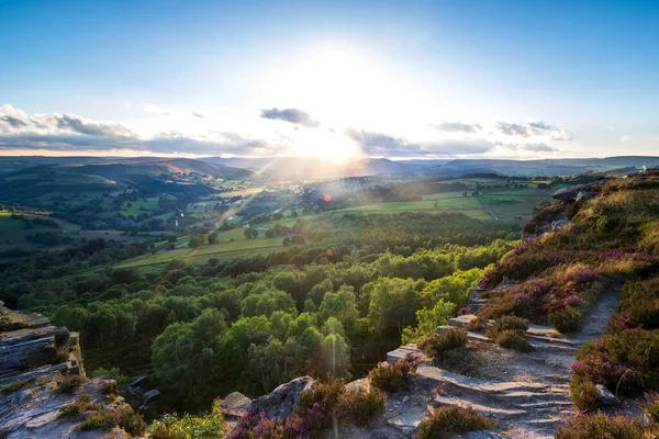 Peak District National Park Derbyshire Reino Unido — Fotografia de Stock