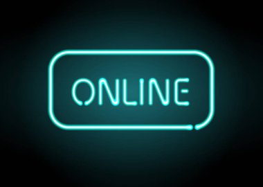 Neon parlayan ok işaretçi