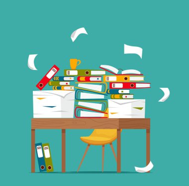 Ofis İşyeri iç karikatür tasarım.