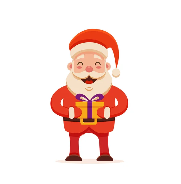 Cartoon Santa Claus for Your Christmas and New Year greeting Design — Stock Vector