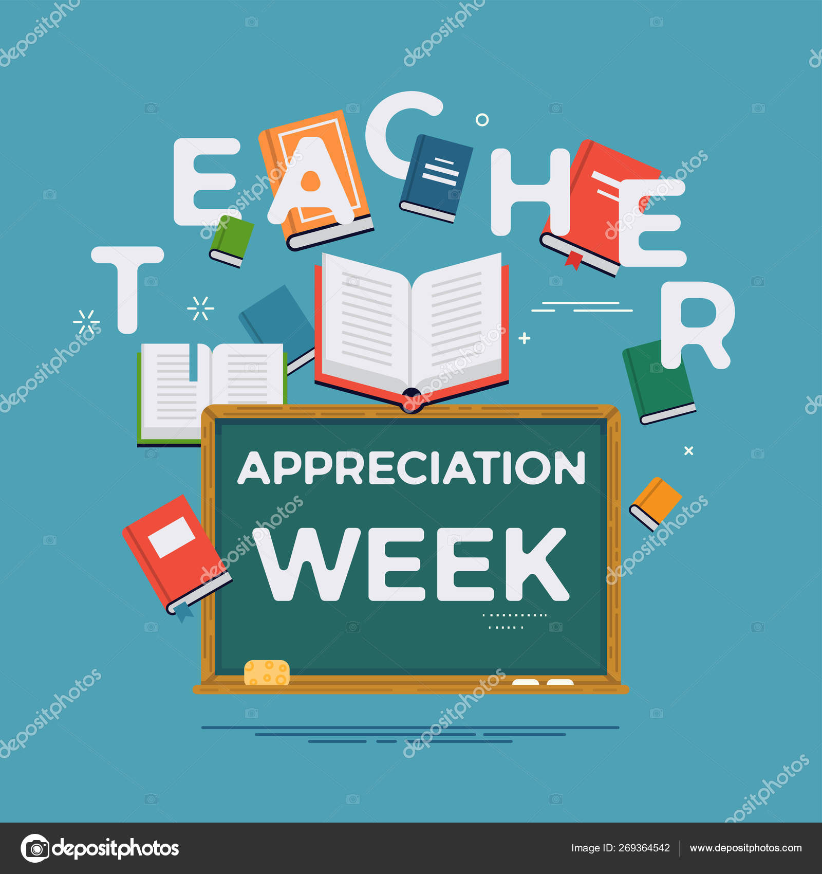 Teacher Appreciation Week Illustration Background Ideal National