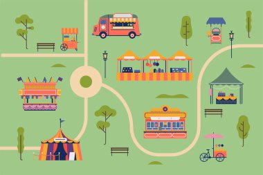 Hafta sonu pazar konsepti arka plan