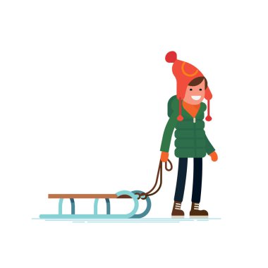 Çocuklar için harika bir kış sporu. Erkek ve kız buz pateni. Kardeşler birlikte kış tatilinin tadını çıkarıyorlar.