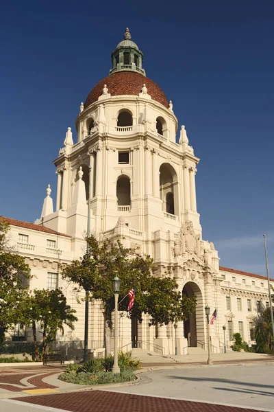 Una Vista Del Icónico Ayuntamiento Pasadena Condado Los Ángeles Este — Foto de Stock