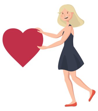 Kocaman kalbi olan kız..