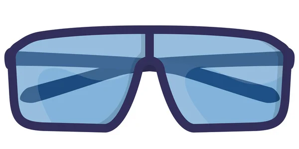 Современные солнцезащитные очки на белом фоне. — стоковый вектор