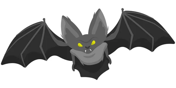 Bat in cartoon style. — Stock Vector