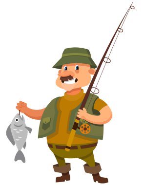 Tutan balıkçılar.