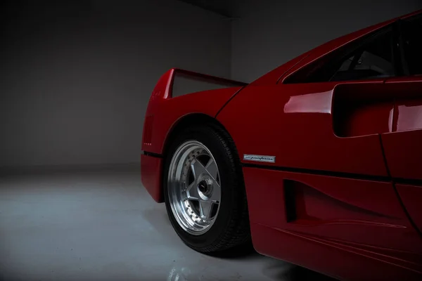 stock image Detail shot of a Ferrari F40