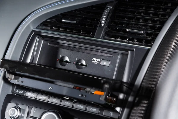 Entradas Medios Interior Audi Negro —  Fotos de Stock