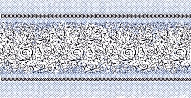 Geometrik sınır desenli resim arkaplanı..