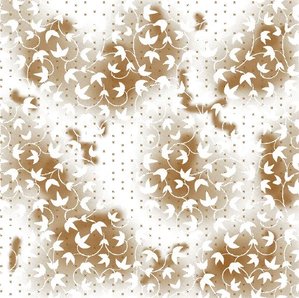 Foglie Modello Texture Flora Design Sfondo — Foto Stock