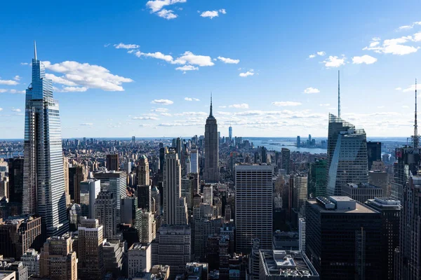 Skyline New York Panorama New York Vista Sullo Skyline Manhattan — Foto Stock