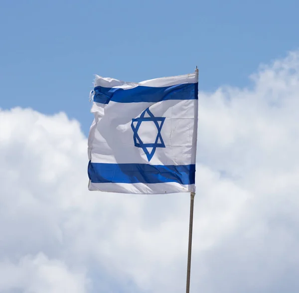 Bandera Israel Cielo — Fotografia de Stock