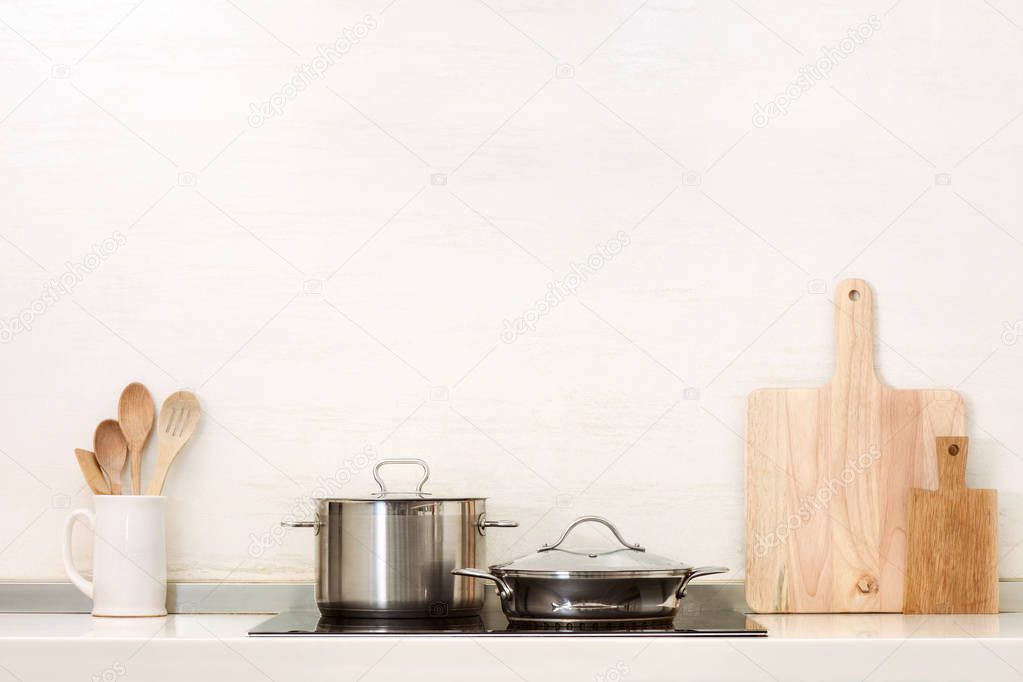 Kitchen utensils background